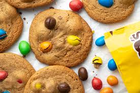This tasty cookie dough contains chocolate chips and . 4 Ingredient Peanut M M S Cookies Recipe Gluten Free