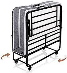 Bathrooms include showers with rainfall showerheads. Amazon Com Smile Back Folding Bed Rollaway Bed With Mattress For Adults Portable Beds Fold Foldable Gues Memory Foam Mattress Twin Size Bed Frame Folding Beds