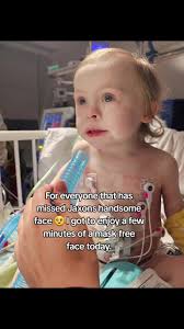 Today Jaxon has been incredibly agitated and overall upset and  uncomfortable. However his O2 saturations have been 98-100% which is  incredible! He even tolerated having his mask off and getting blow ...