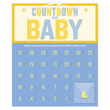 Baby Countdown Calendar Baby Countdown Baby Calendar Baby Advent Calendar