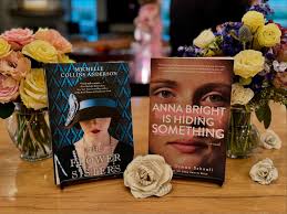 Fabulous literary salon in Houston, Texas with a hundred of my new best  friends! 💙🖤💙 Loved introducing ya'll to my “sisters!” Thanks for having  us! 🏅Best hostess: @khensel5 🏅Best interviewer: @thoughtsfromapage 🏅Best