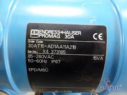 Ex documentation for the operating instruction ba008d, ba039d. Endress Hauser Promag 30 A Durchflussmesser 30at15 Ad1aa11a21b Ebay