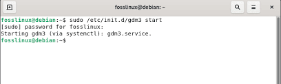 How To Start Gnome Desktop From Command Line In Debian | Foss Linux