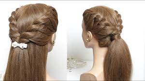2 Cute And Easy Hairstyle For Long Hair Tutorial Long Hair Tutorial Easy Hairstyles Easy Hairstyles For Long Hair