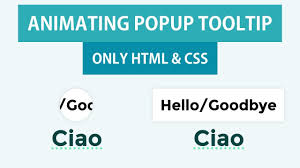 Animating Popup Tooltip Only Html Css In 2020 Html Css Css Programming Css Grid