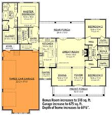 Our 3 bedroom, 2 bath house plans will meet your desire to respect your construction budget. Budget Friendly Modern Farmhouse Plan With Bonus Room 51762hz Architectural Designs House Plans