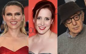 The couple split in 1992 amid revelations that mr allen had an affair with another adopted daughter of mia farrow. Dylan Farrow Responds To Scarlett Johansson After Actor Defends Woody Allen Nme