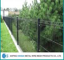 Boundary Wall 3D Folded PVC Coated Welded Wire Mesh Fence