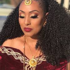 Such A Beautiful Bride Makeupbymahlet Regram Via Www Instagram Com P Bnjfvqlhn4x Saved By Adorn Ethiopian Hair Ethiopian Braids Braids For Black Hair