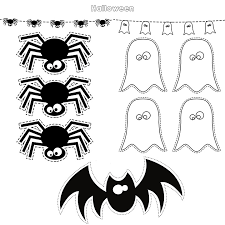 Letras Halloween Para Colorear