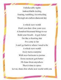 A Whole New World Music Lyrics Close Reading Comprehenesion By Missk9731
