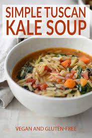 Simple Tuscan Kale Soup Recipe Delish Knowledge Recipe Kale Soup Vegan Soup Recipes Kale Soup Recipes