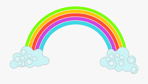 For tumblr, facebook, chromebook or websites. Cartoon Galery Net Cartoon Rainbow With Clouds Clipart