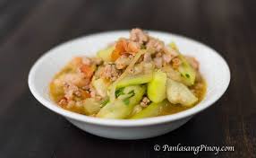 Ginisang Upo With Ground Pork And Shrimp Ground Pork Vegetable Recipes Pork And Shrimp Recipe