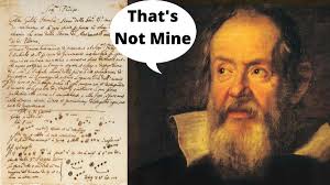 University of Michigan's Galileo Document Proven To Be A Forgery