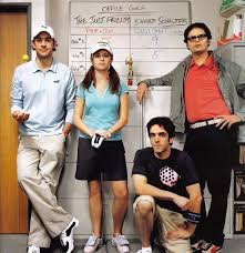 Bj Novak John Krasinski Rainn Wilson How Im Tryna Be The Office Show The Office Office Cast