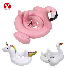 Sisme Flamingo Bebek Samandira Beyaz Kugu Bebek Yuzme Yuzuk Unicorn Bebek Samandira Sisme Halka Cocuk Yuzme Su Havuzu Oyuncaklar Baby Float Baby Swimming Kids Swimming