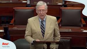 Mitch Mcconnell Senate Floor Speech Transcript August 10 Coronavirus Relief Rev