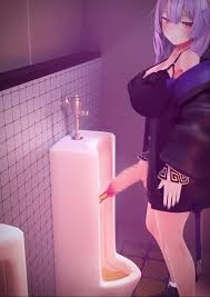 Big futa girl Kikyo peeing a LOT