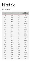 fizik shoe size chart all about the best shoes this year