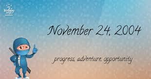 Pin On 24 November 2004