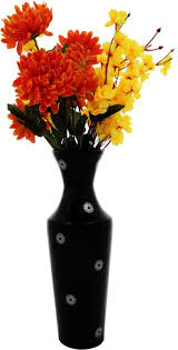 Ending jul 18 at 4:45pm pdt. Alnico Metallic Black Big Flower Vase Iron Vase 18 Inch Black Buy Online In Botswana At Botswana Desertcart Com Productid 149390855