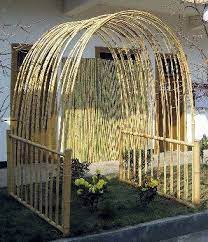 Bamboo Rose Arbor Gateway Bamboo Garden Bamboo Trellis Bamboo Decor