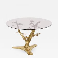 The noguchi coffee table is one of the most fashionable coffee tables today in the market. Willy Daro Brass Tree Sculpture Coffee Table In The Manner Of Willy Daro