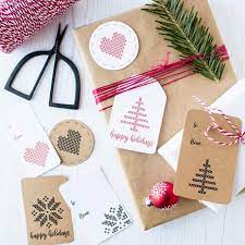 These patterns make excellent homemade gifts from the heart that will stand the test time! Free Printable Cross Stitch Inspired Gift Tags Stitched Modern