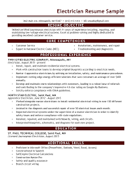 Electrician Resume Sample Rg Writing Tips Electrician Job Resume Template