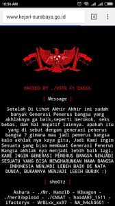 Hal ini tidak lain menggambarkan bahwa salah satu pesan moral ibadah puasa yang sangat penting adalah kesadaran hati dan sikap untuk membantu, menyantuni kaum yang lemah, para fakir. Tulis Pesan Moral Website Resmi Kejari Surabaya Diretas Hacker