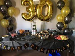 Spell out a word based on your theme, the guest of honor's name, or just something to brighten the mood, like the yay you see here. 30th Birthday Decor For Him 30th Birthday Decorations 30th Birthday Party Themes Birthday Decor For Him