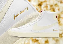 The nike blazer was first released as a basketball sneaker. Nike Blazer Mid 77 Popcorn Cw6421 100 Sneakernews Com