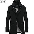 Manteau en laine vierge mlange Meward Hugo Boss prix