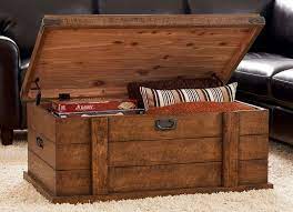 Store clutter away without sacrificing style with the wayborn rectangular coffee table with storage. 23 Trunk Coffee Tables Ideas Coffee Table Trunk Chest Coffee Table Wooden Chest