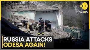 Russia Ukraine War: Russia Attacks Odesa; 2 Killed | Ukrainian Attack  Disrupts Railway Power | WION