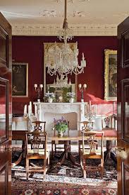 Similarly, merlot and ruby red dining chairs take center stage when arranged among white furniture. Book Review The English Country House Red Dining Room English Dining Room Dining Room Victorian