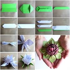 If you use thicker paper, make sure to use the largest paper possible, to prevent ripping the paper. Incredible Origami Lotus Flower Instructions Video Tutorial