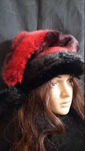 Black And Red Santa Hat Limited Edition Red And Black Santa Hat With Black Trim By Originalsbyeva On Etsy Black Santa Hat Santa Hat Black Trim