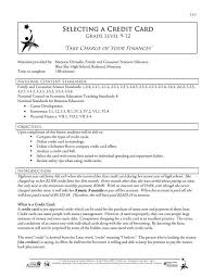 Mobile payment transaction fees vary. Selecting A Credit Card Lesson Plan