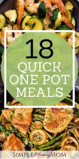 Super Quick One Pot Meals For Busy Nights One Pot Meals Quick Meals Quick Vegetarian Meals