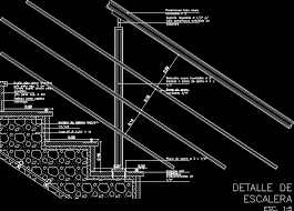 Guard/ handrail detail with flat plate stringer 1 4 varies 11 2 11 4 max. Stair Detail Dwg Detail For Autocad Designs Cad