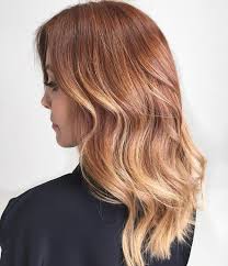 Warm Hand Painted Copper Hair Color Images Light Copper Hair Balayage Hair Copper