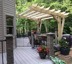 This design adds an outdoorsy and natural look to the pool. Cantilevered Pergola Diy Designed And Built Hometalk