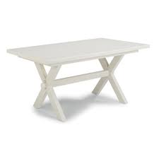 Home Decorators Collection Kingsley Sandblasted White Dining Table 9690200980 The Home De White Dining Table Dining Table In Kitchen Metal Round Dining Table