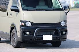 ハイエース200系 tスタイル チューブバンパーガード 丸目換装 ハイエース キャラバン カスタム ハイエース カスタム