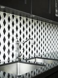 Black And White Diamond Pattern Tile Black White Diamond Tile Black And White Backsplash Black White Kitchen Patterned Kitchen Tiles