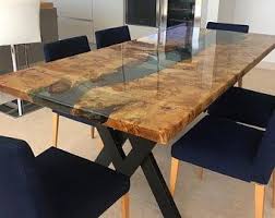 Epoxy Resin Table 100 Handmade Custom Made Design Luxury Etsy In 2020 Resin Table Wood Dining Table Modern Luxury Dining Tables