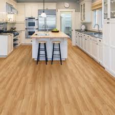 Vinyl flooring is water resistant, making it a great choice for both bathrooms and kitchens. Select Surfaces Honey Oak Rigid Core Vinyl Plank Flooring 3 Boxes Sam S Club