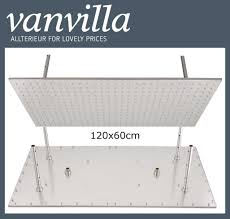 Duschkopf Vanvilla 120cm X 60cm Edelstahl Gebürstet Ss064 Bn